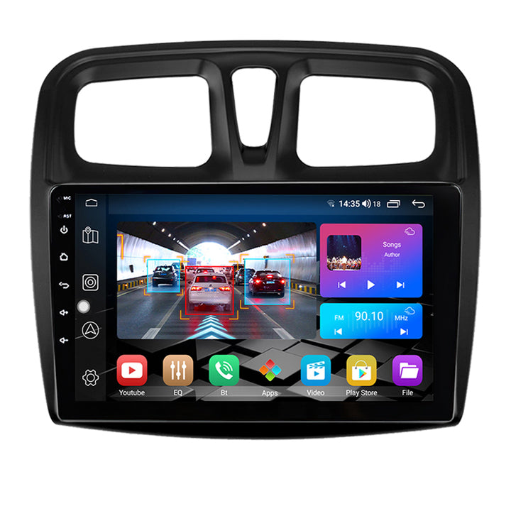 LEHX Car Radio Video Player for Renault Logan 2 Sandero 2 2014 -2019 Symbol Android 12 2 Din Auto Carplay Gps Car DVD Player